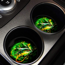 Mega X Rayquaza Moonlight Halloween Car Coasters Auto Cup Holder