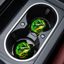 Mega X Rayquaza Moonlight Halloween Car Coasters Auto Cup Holder