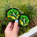 Mega X Rayquaza Moonlight Halloween Car Coasters Auto Cup Holder