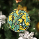 Mega Rayquaza Stained Glass Ornament