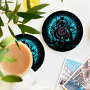 Mewtwo Moonlight Ceramic Drink Coasters