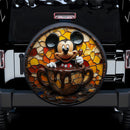 Mice Stained Glass Sun Catcher Car Spare Tire Cover