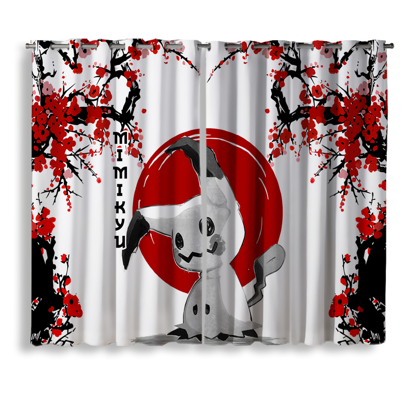 Mimikyu Japan Style Window Curtain