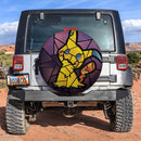 Mimikyu Stained Glass Car Spare Tire Cover
