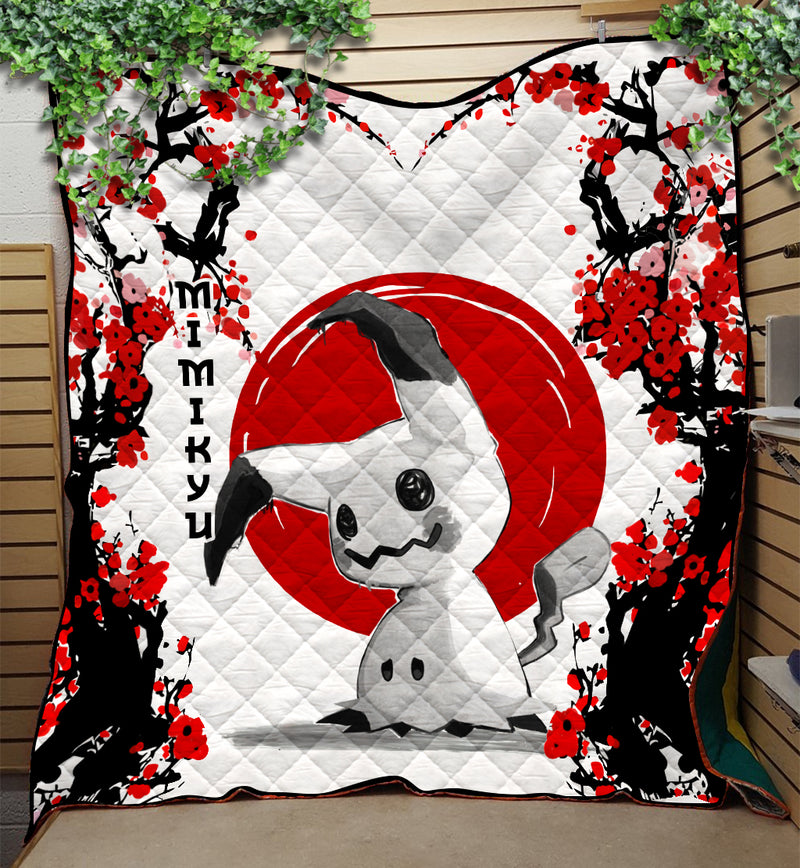 Mimikyu Japan Style Quilt Blanket