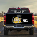 Minion Zipper Truck Tailgate Decal Sticker