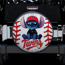 Minnesota Twins Car Spare Tire Cover With Camera Hole