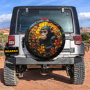 Monkey Stained Glass Car Spare Tire Cover