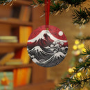 Mt Fuji Japanese Mica Christmas Ornament Perfect Gift For Holiday