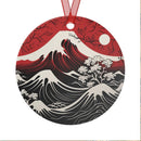 Mt Fuji Japanese Mica Christmas Ornament Perfect Gift For Holiday