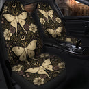 Mystical Luna Moth Embroidery Butterfly Custom Car Seat Covers Decor Protectors