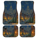 New York City at Night Car Floor Mats