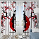 Nezuko Demon Slayer Anime Japan Style Window Curtain