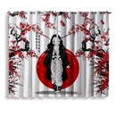 Nezuko Demon Slayer Anime Japan Style Window Curtain