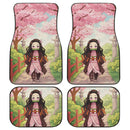 Nezuko Cherry Blossom Demon Slayer Car Floor Mats