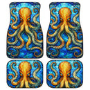 Octopus Stained Glass Car Floor Mats