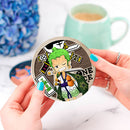 One Piece Roronoa Zoro Ceramic Drink Coasters