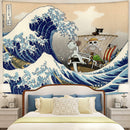 One Peace Anime The Great Wave Tapestry Room Decor
