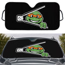 Orange TMNT Ninja Mutant Teenage Custom Car Windshield Sunshades