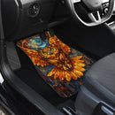 Owl Stained Glass Car Floor Mats