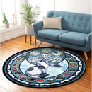 Eevee Evolutions Glaceon Round Rug