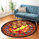 Eevee Evolutions Flareon Round Rug