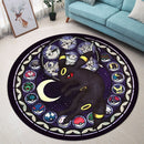 Eevee Evolutions 4 Round Rug