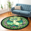 Eevee Evolutions Leafeon Round Rug