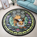 Eevee Evolutions Jolteon Round Rug