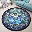 Eevee Evolutions 8 Round Rug