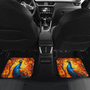 Peacock Stained Glass Car Floor Mats
