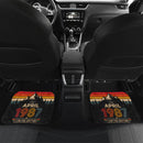 Personalized Retro April 1987 Car Floor Mats