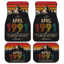 Personalized Retro April 1991 Car Floor Mats