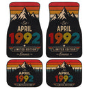 Personalized Retro April 1992 Car Floor Mats