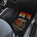 Personalized Retro August 1986 Car Floor Mats