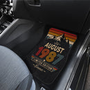 Personalized Retro August 1987 Car Floor Mats