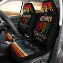 Personalized Retro December 1989 Custom Car Seat Covers Decor Protectors