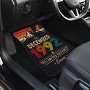Personalized Retro December 1992 Car Floor Mats