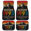 Personalized Retro December 1993 Car Floor Mats