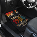 Personalized Retro February 1988 Car Floor Mats