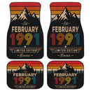 Personalized Retro February 1991 Car Floor Mats