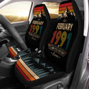 Personalized Retro February 1991 Custom Car Seat Covers Decor Protectors