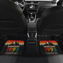 Personalized Retro January 1993 Car Floor Mats