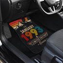 Personalized Retro January 1993 Car Floor Mats