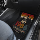 Personalized Retro July 1986 Car Floor Mats