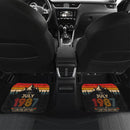 Personalized Retro July 1987 Car Floor Mats