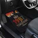 Personalized Retro July 1987 Car Floor Mats