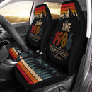 Personalized Retro June 1986 Custom Car Seat Covers Decor Protectors