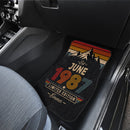 Personalized Retro June 1987 Car Floor Mats