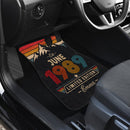 Personalized Retro June 1989 Car Floor Mats